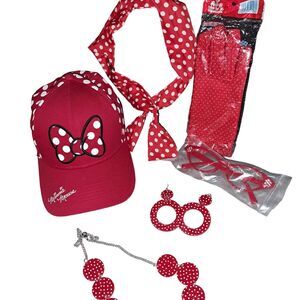 Halloween SALE! Minnie Mouse Adult Costume with Baseball Cap